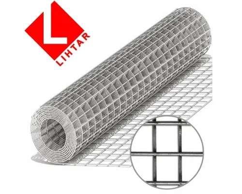 LIHTAR Сетка сварная оцинкованная D0,8мм, ячейка 19*19мм, рулон 1*5м