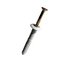 BM001147 Дюбель с гвоздевым шурупом, гриб, п/п, (пакет 10 шт.) 6*60