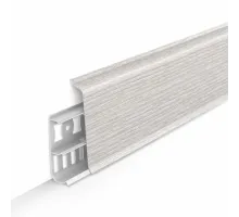 IDEAL D70 Плинтус 2.2м «Deconika» с центральным кабель-каналом для монтажа и проводов 265 Клен патина