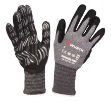 0899411019 WURTH Перчатки защитные Tigerflex Plus, р-р 9