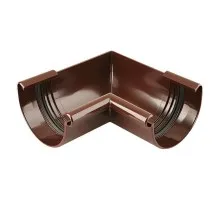 Угол желоба 90° ТЕХНОНИКОЛЬ ПВХ Коричневый
