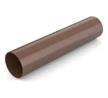 Труба водосточная Ø80мм ТЕХНОНИКОЛЬ ПВХ Коричневый 3м